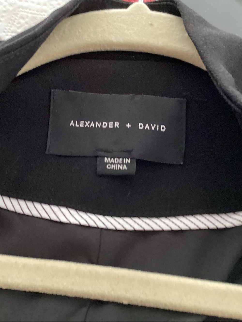 Alexander &David  Black Open-Front Blazer - Picture 7 of 8